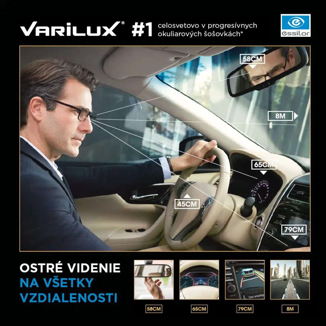 Varilux okuliare pre šoférov